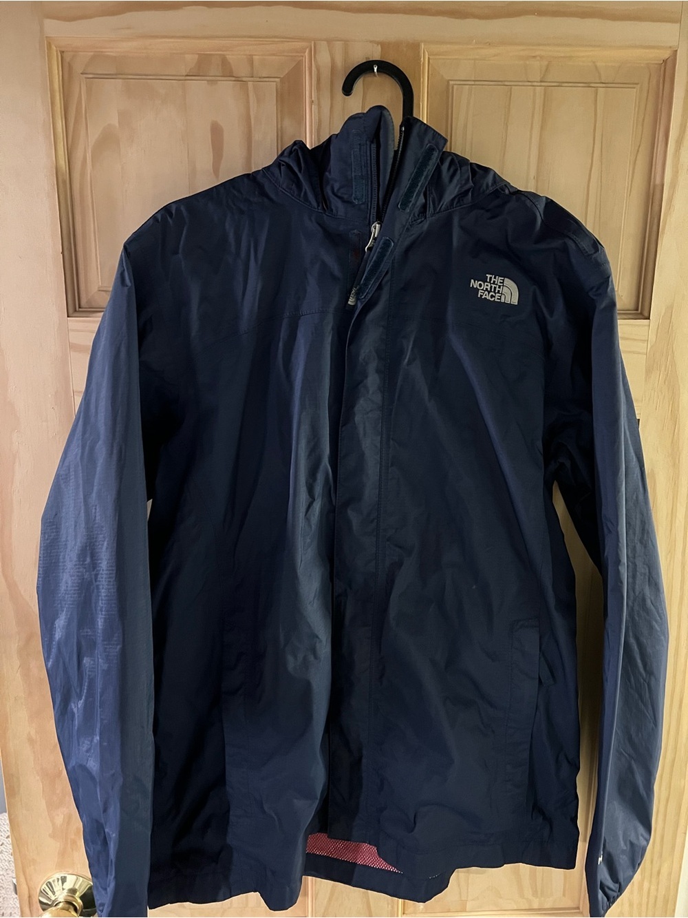 The North Face boys Dark Blue Hooded Raincoat
